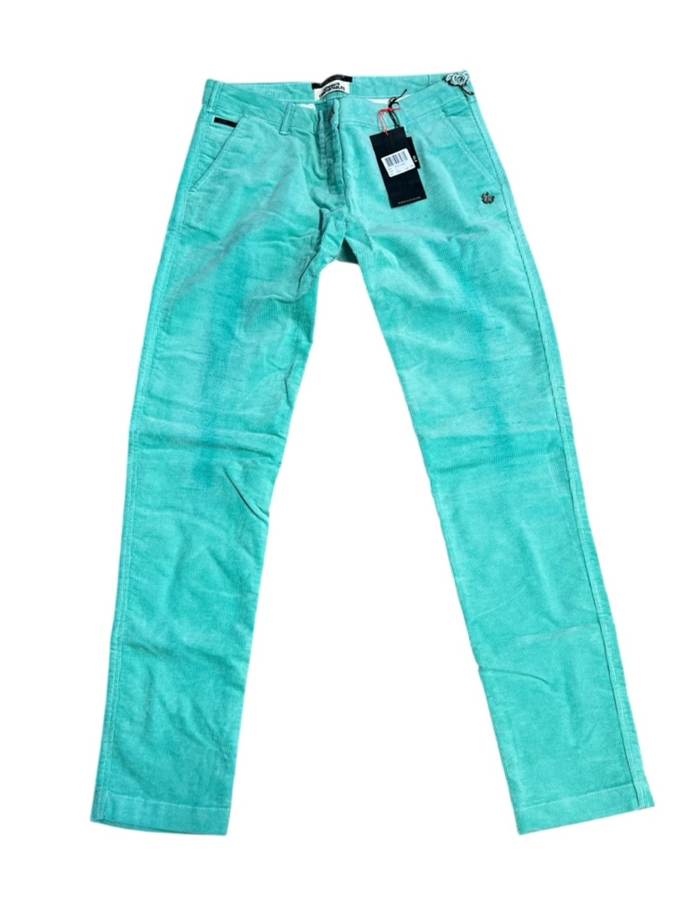 Mason Scotch Women’s Scotch & Soda Mint Corduroy Pants w Floral Hardware 28”W